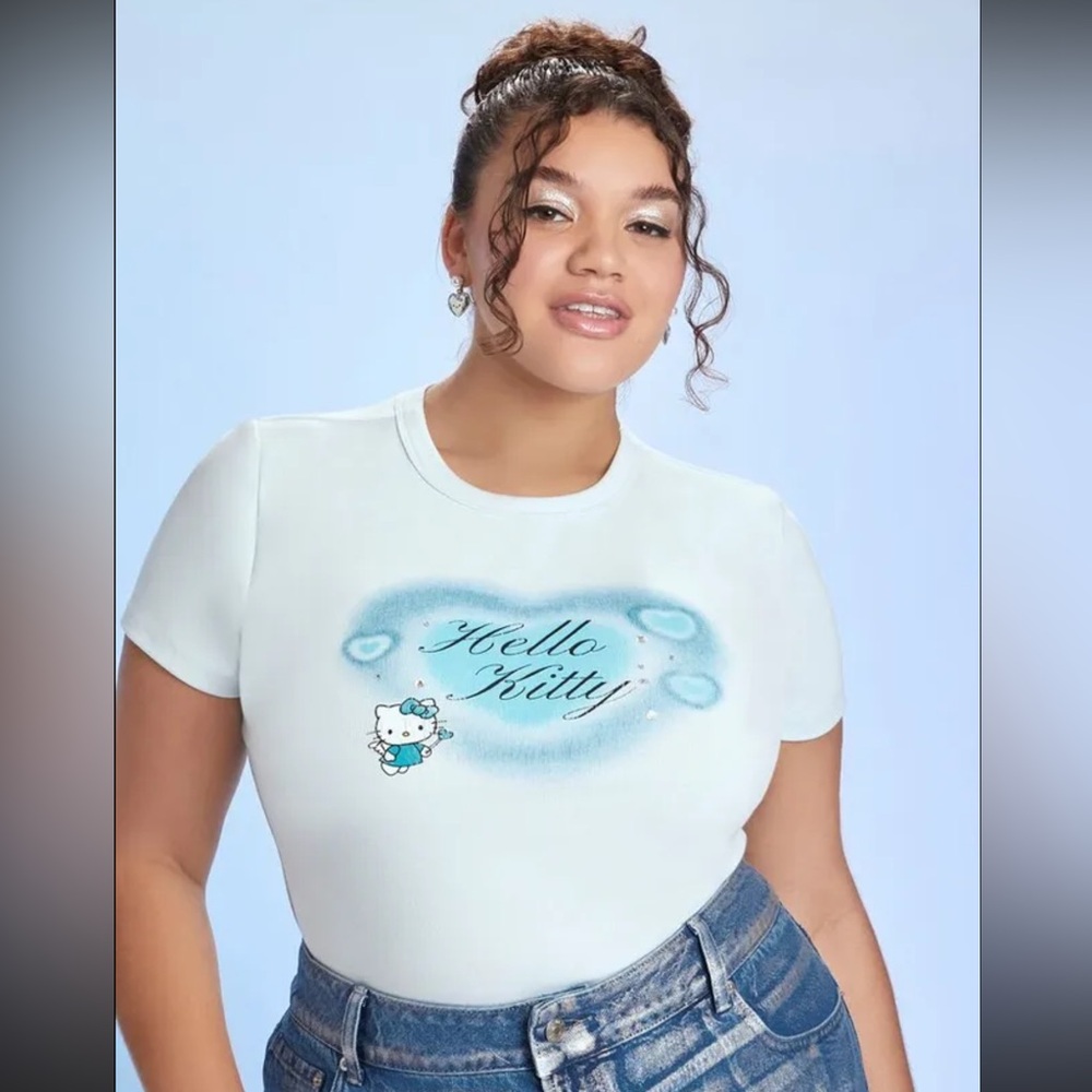 Forever 21 Angel Hello Kitty Graphic T-Shirt